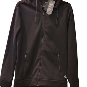 Solaris Small Hoodie NWT $55 in Black Zip Front